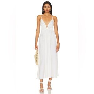 L*Space Playa Vista Midi Dress in Cream